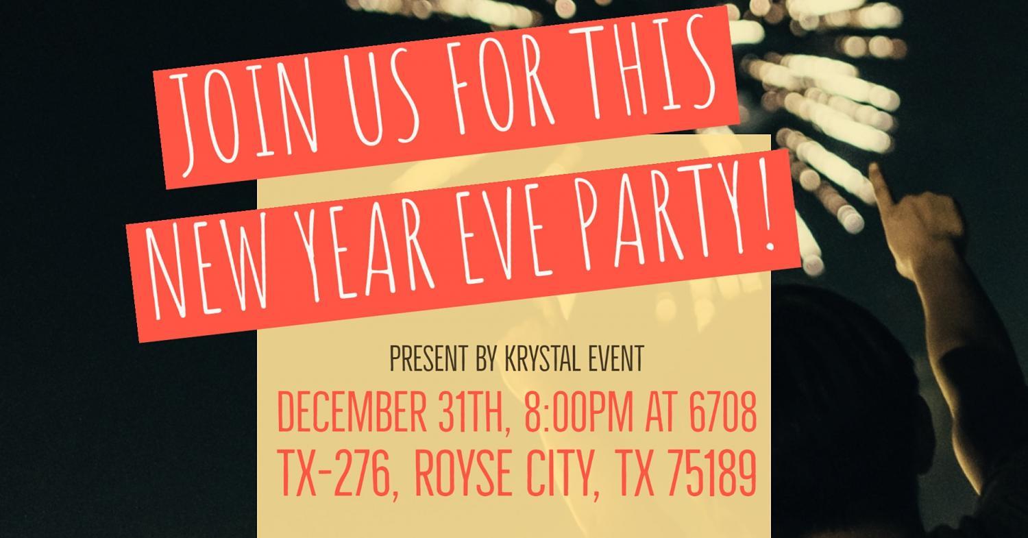 Krystal Event NYE Party!!!!