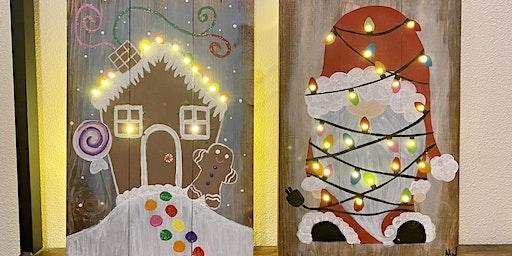 Paint and Pallets w/ Lights Christmas Edition