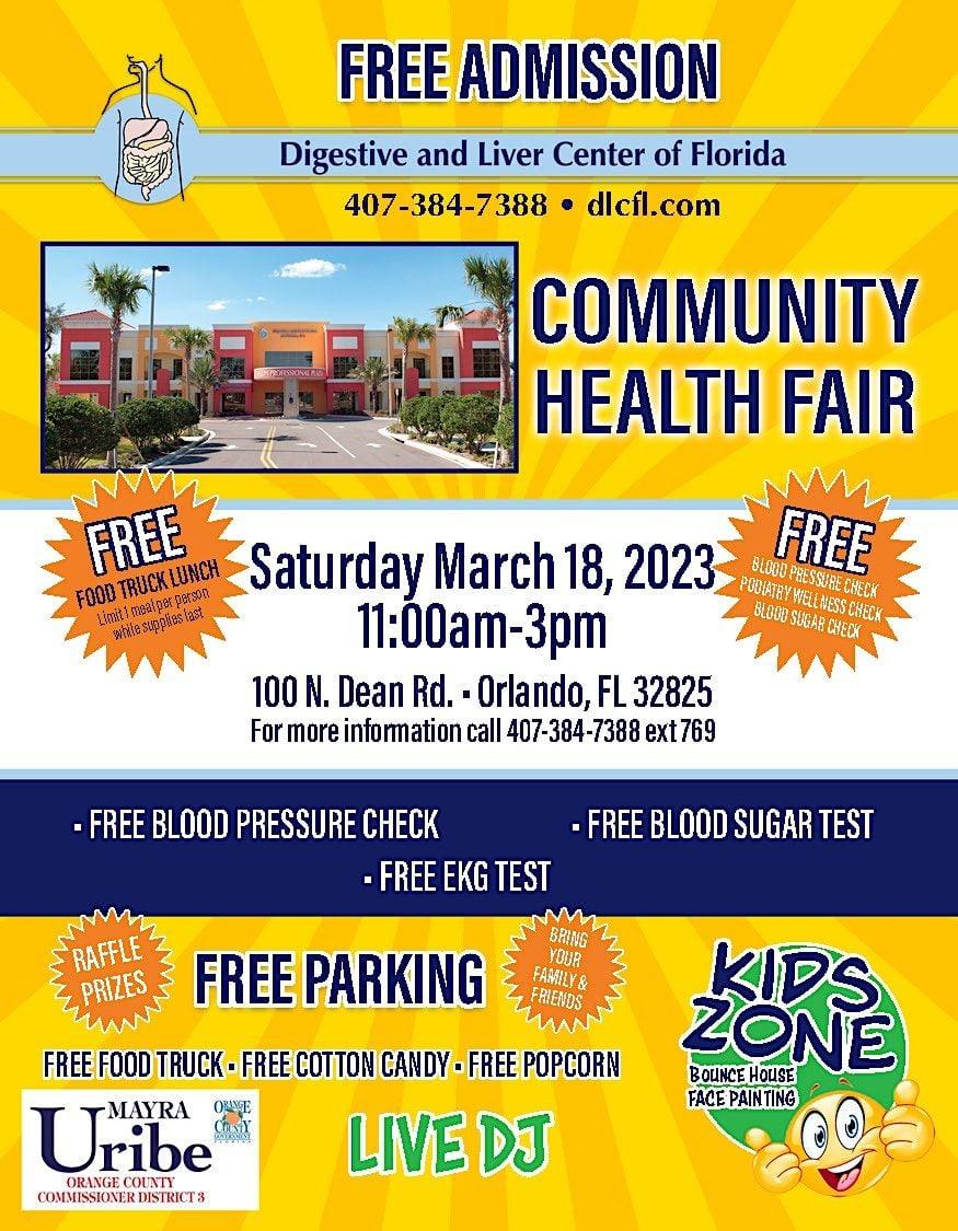 Community Health Fair for Colon Cancer Awareness Month