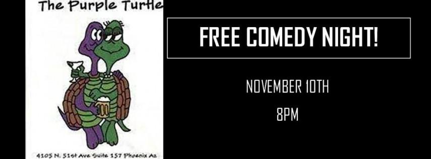 Free comedy show with t-dot kingsby - purple turtle -51st ave & indian sch.