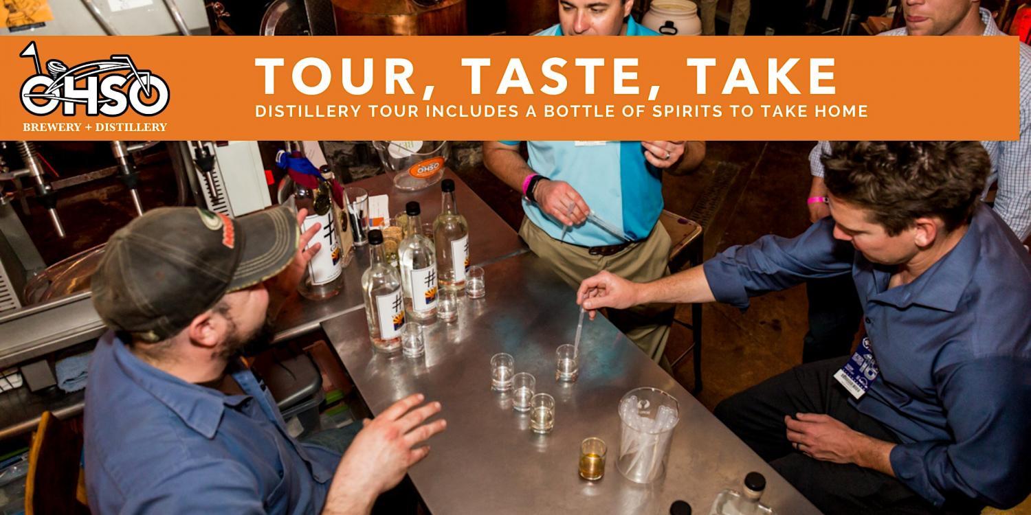 O.H.S.O. Distillery Tour & Tasting - Includes Bottle