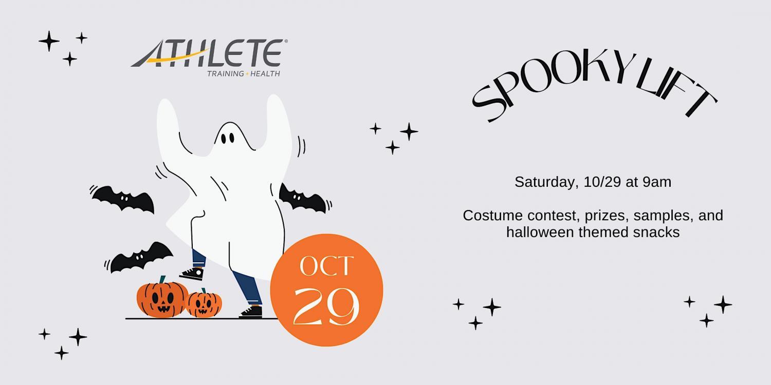 ATH Allen: Spooky Lift
Sat Oct 29, 9:00 AM - Sat Oct 29, 10:30 AM
in 8 days