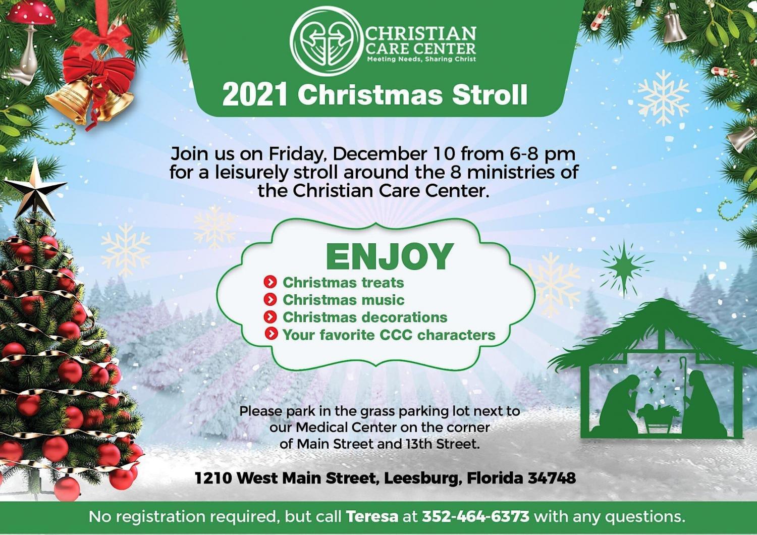 Christmas Stroll 2022
Fri Dec 9, 6:00 PM - Fri Dec 9, 8:00 PM
in 51 days