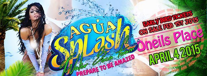 AGUA SPLASH " Water, Soca & Foam "