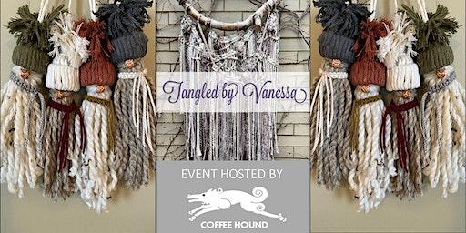 Winter Gnome Macrame Class at Coffee Hound!!!