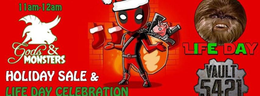 Holiday Sale & Life Day Celebration w/Santa Deadpool!