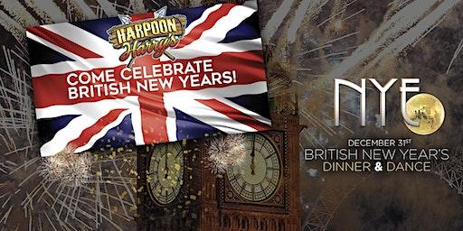 BRITISH NEW YEARS EVE:  HARPOON  HARRY'S