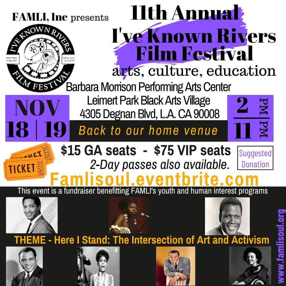 11th Annual I've Known Rivers Film Festival