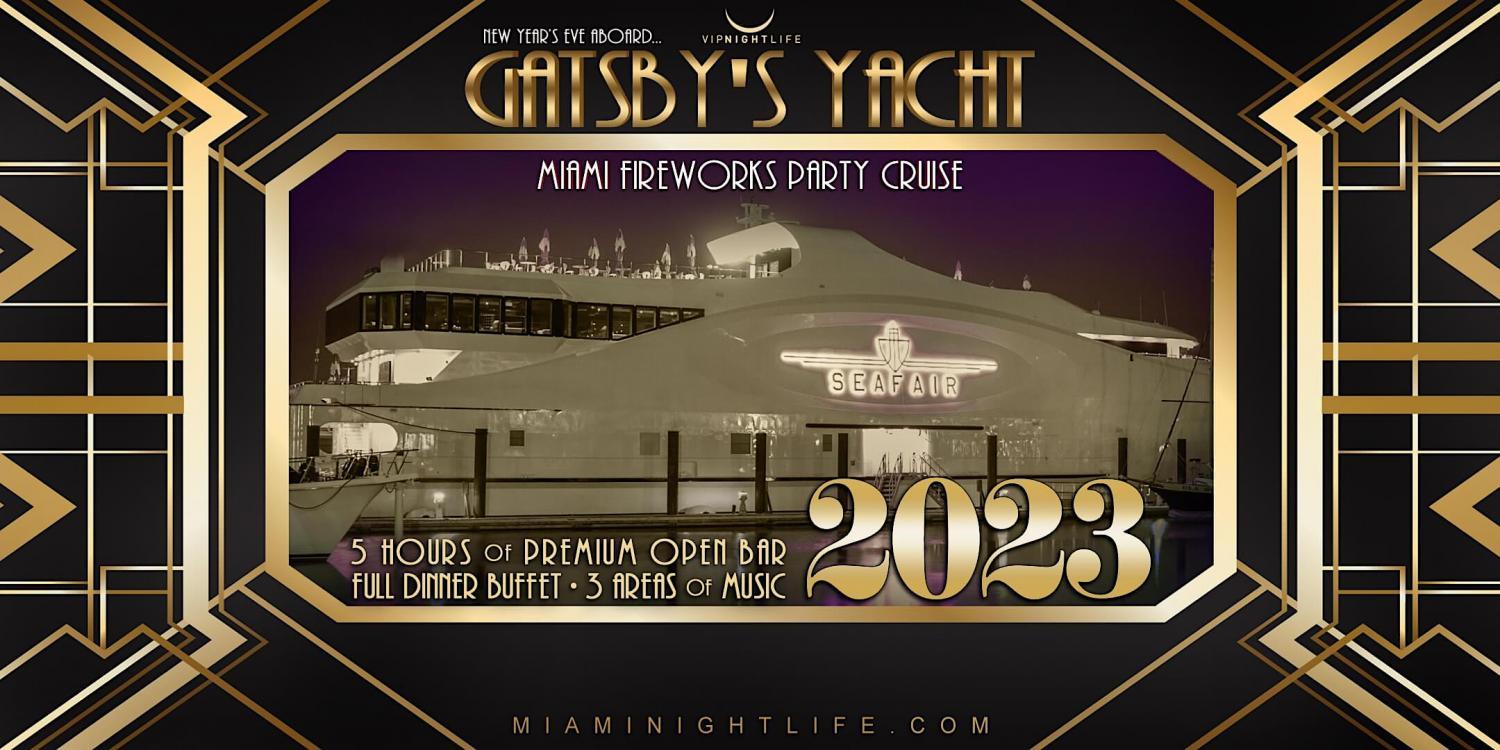 New Year's Eve 2023 Miami Fireworks Party Cruise - Seafair Mega Yacht
Sat Dec 31, 10:15 PM - Sun Jan 1, 2:00 AM
in 57 days