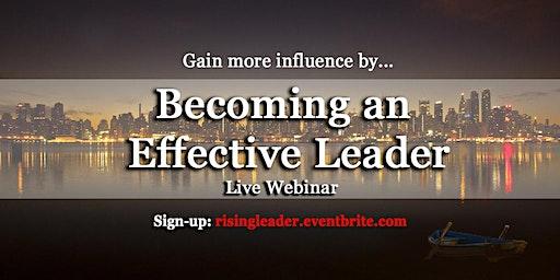 Becoming an Effective Leader--LIVE