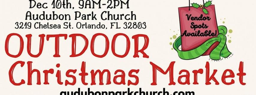 Outdoor Christmas Market Vendor Sign Up