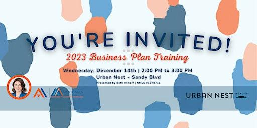 2023 Business Plan Training