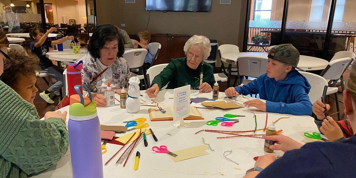 Spring Crafts + Snacks with Seniors