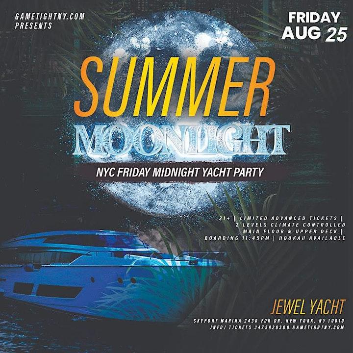 Dance under the Moonlight Skyport Marina Friday Jewel Yacht Party 2023