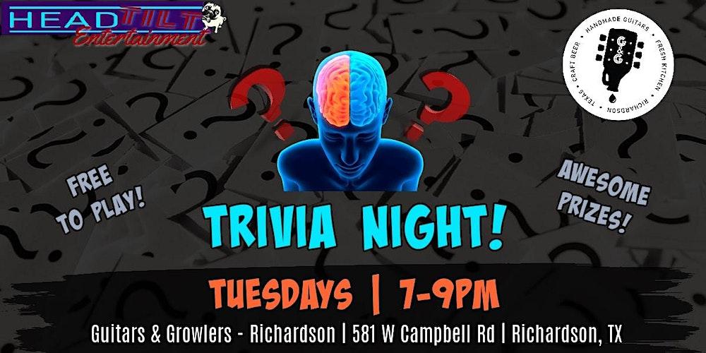 Trivia at Guitars & Growlers- Richardson, TX