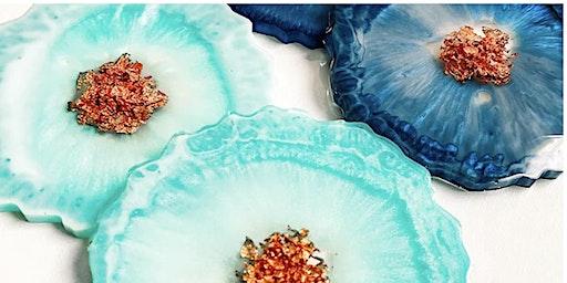 12 Days of Christmas Gifts: Epoxy Geode Coasters