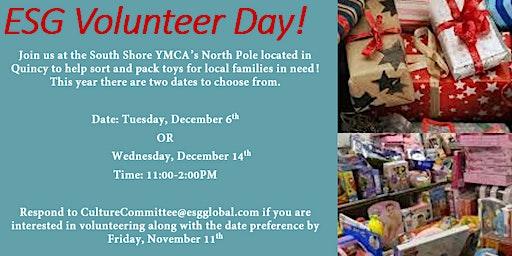 ESG Norwell Volunteer Day - 12/14