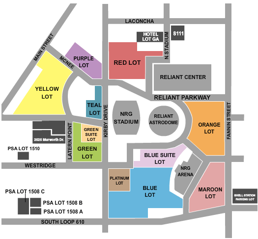 PARKING: Houston Texans vs. Washington Commanders