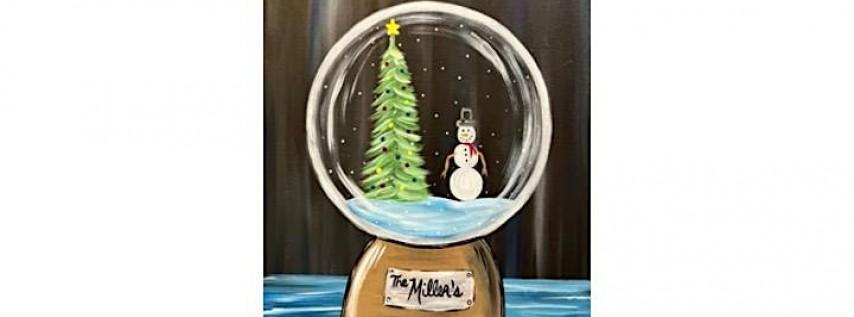 Elsa's On The Border - Snow Globe - Paint Party