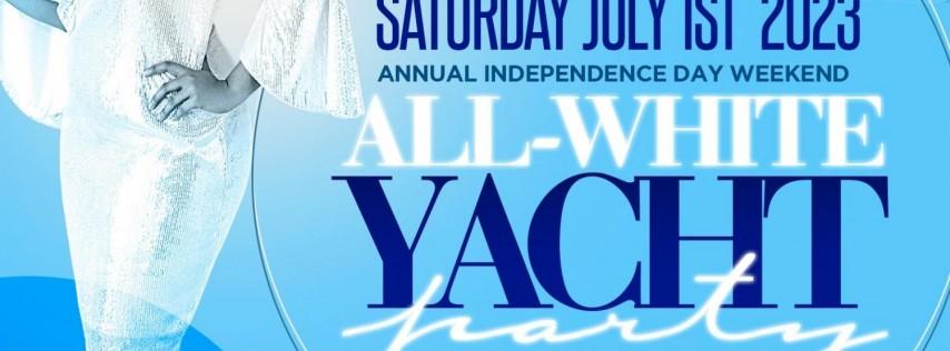 MIAMI NICE 2023 INDEPENDENCE DAY WEEKEND ANNUAL ALL WHITE YACHT PARTY