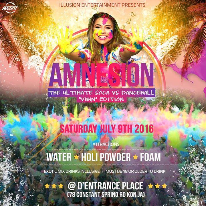 `AMNESION` : The Water | Foam | Holi Powder Edition