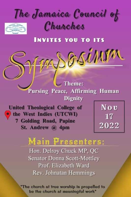 THE JAMAICA COUNCIL OF CHURCHES SYMPOSIUM