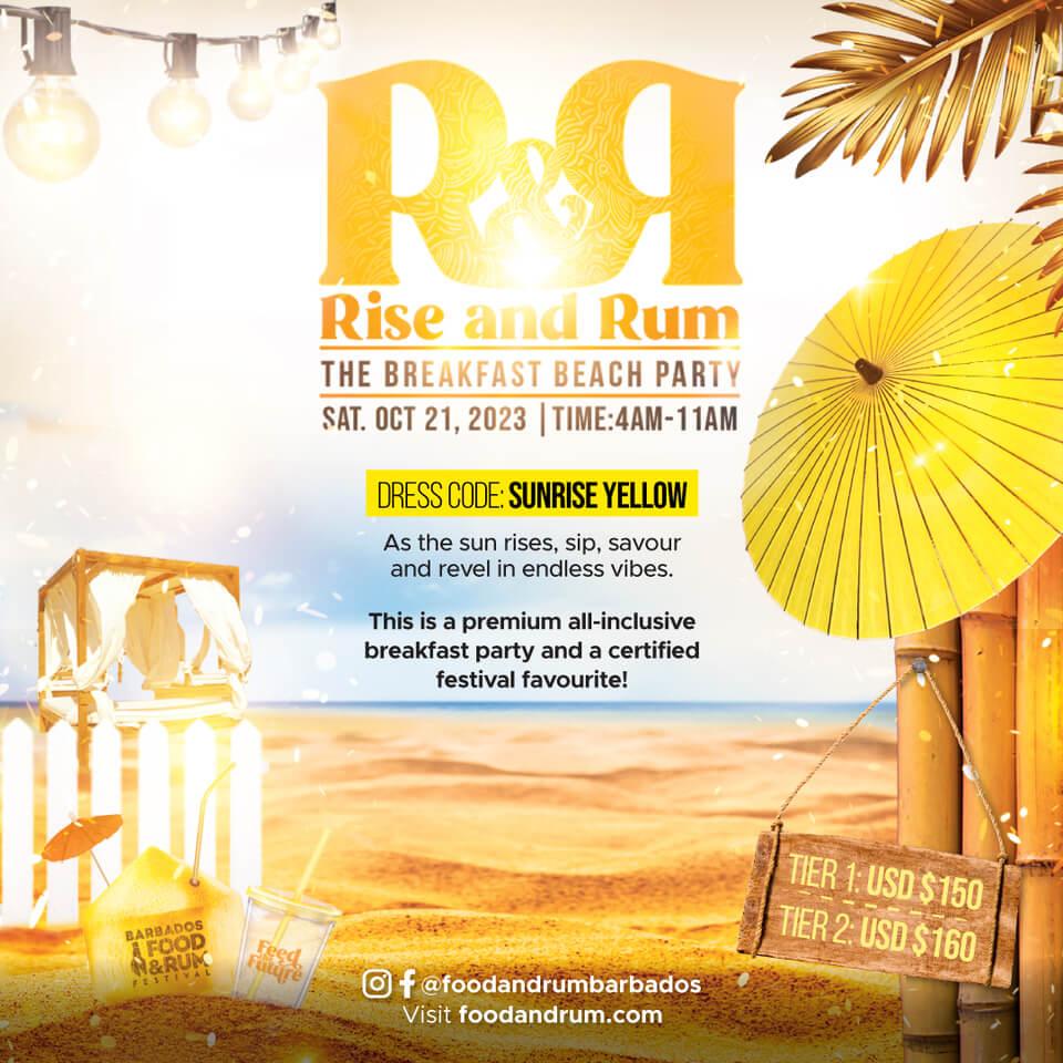 Rise and Rum Breakfast Beach Party