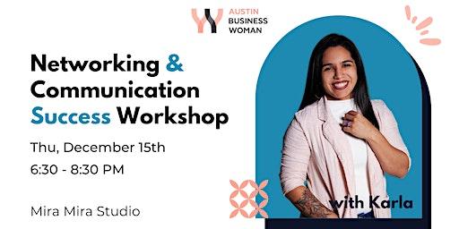 Networking & Workshop with Karla Rodriguez