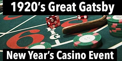 New Years Eve 1920’s Great Gatsby Casino Night Event Olde Towne Wine Garden