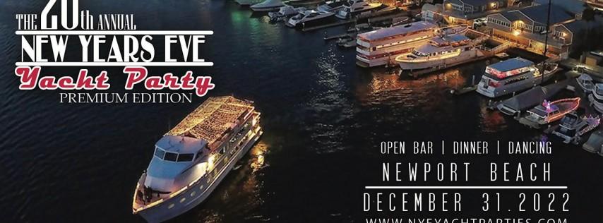 New Year's Eve Yacht Party - Newport Beach - Premium Edition