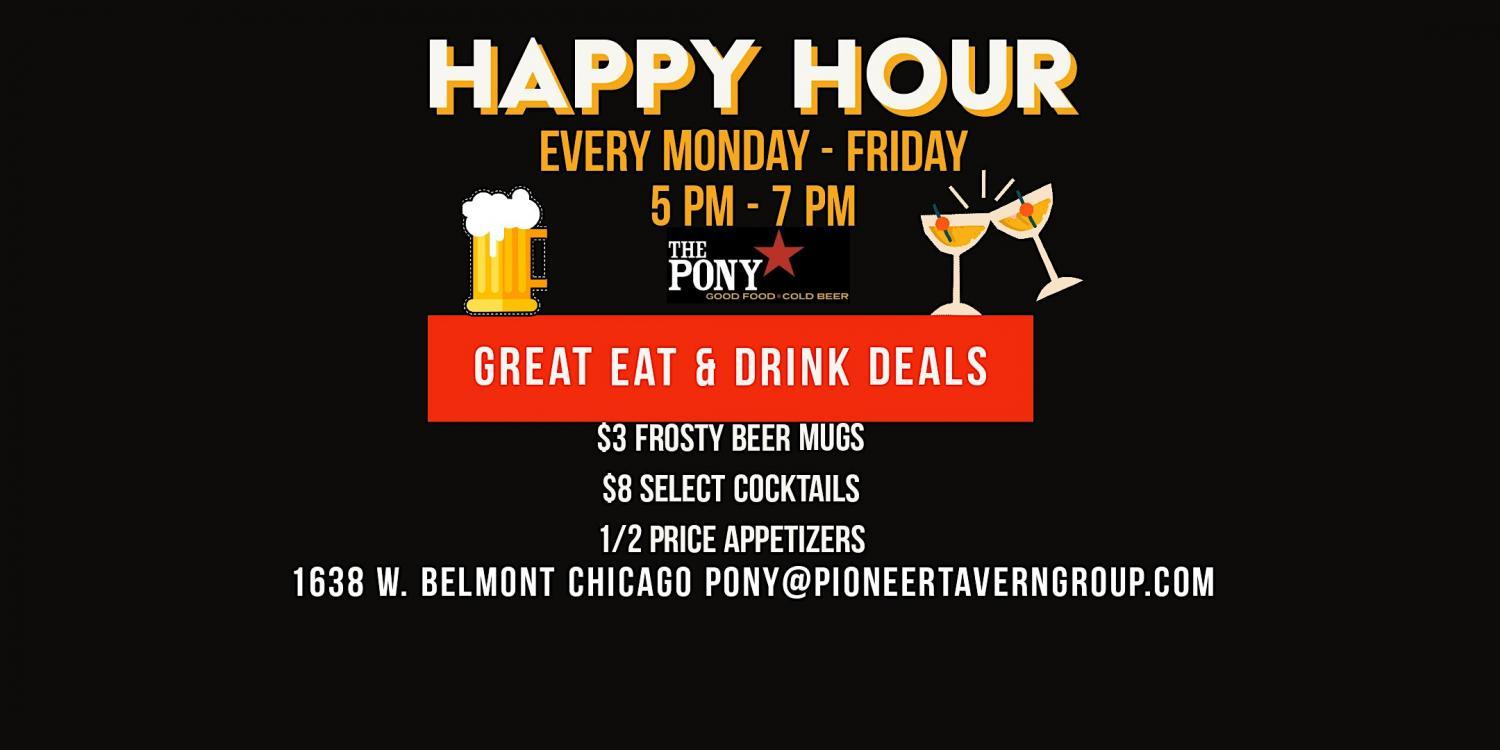 HAPPY HOUR AT THE PONY INN