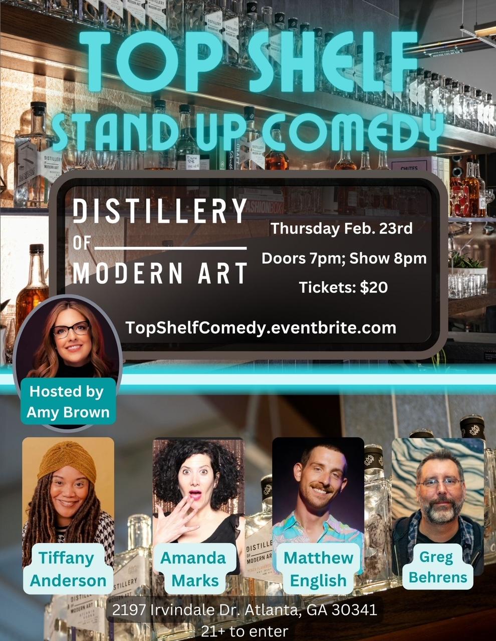 Distillery Of Modern Art Serves Up Laughs And Cocktails At Top Shelf Comedy Seri