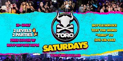 21+ REGGAETON & HIP-HOP SATURDAYS @ TORO NIGHTCLUB