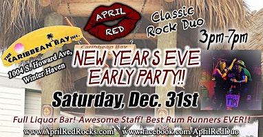 April Red Early New Year's Eve Bash at Caribbean Bay in Winter Haven!