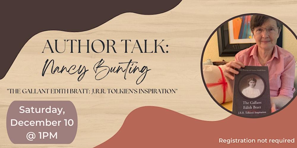 Author Talk: Nancy Bunting