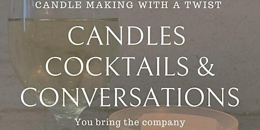 Candle Making With A Twist: Candles, Cocktails & Conversations