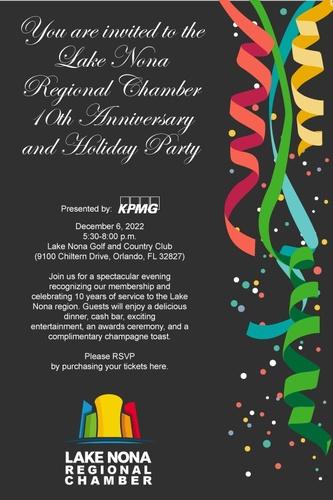 Member Appreciation &#8211; 10 Year Anniversary &#8211; Holiday Party