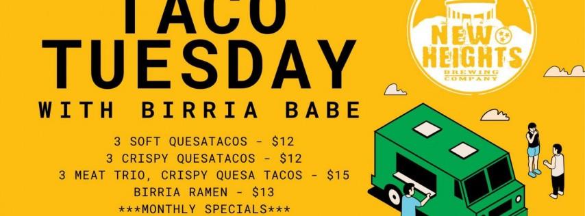 Taco Tuesday with Birria Babe