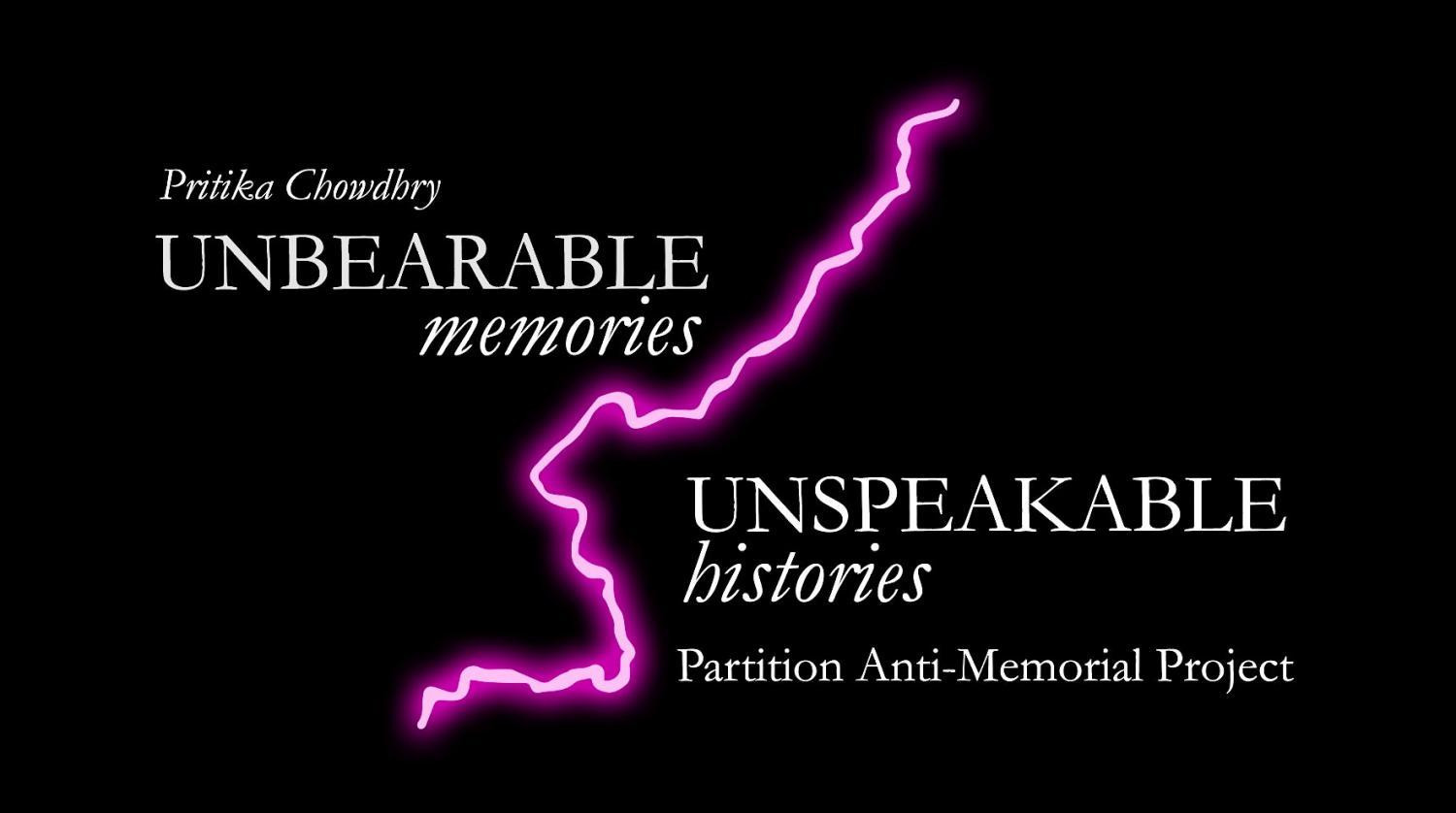 Unbearable Memories, Unspeakable Histories: Partition Anti-Memorial Project
Thu Nov 10, 11:00 AM - Thu Nov 10, 6:00 PM
in 6 days