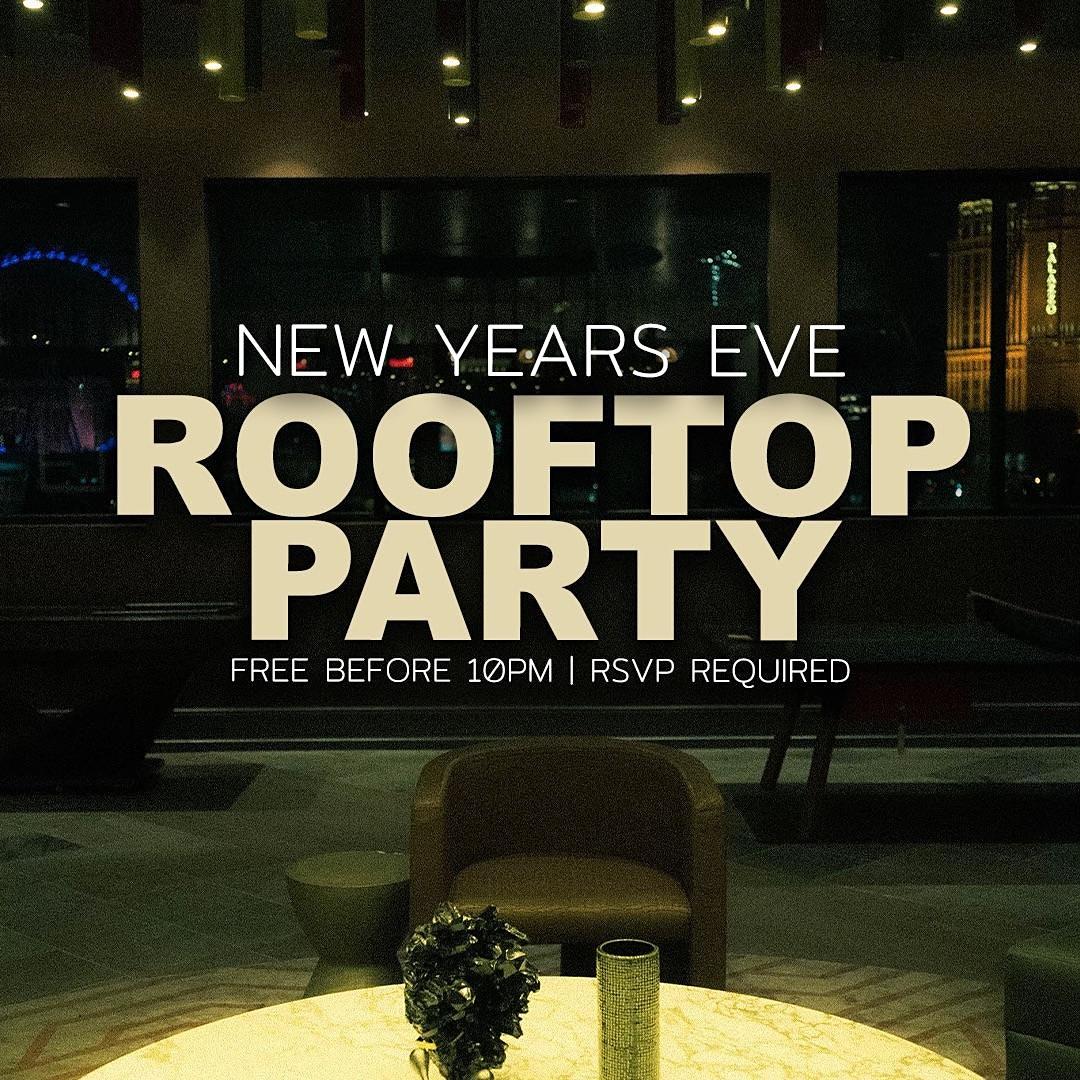 New Years Eve Rooftop Party Las Vegas *Perfect Strip View*