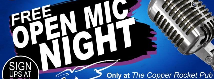 Open Mic Night at the Copper Rocket!