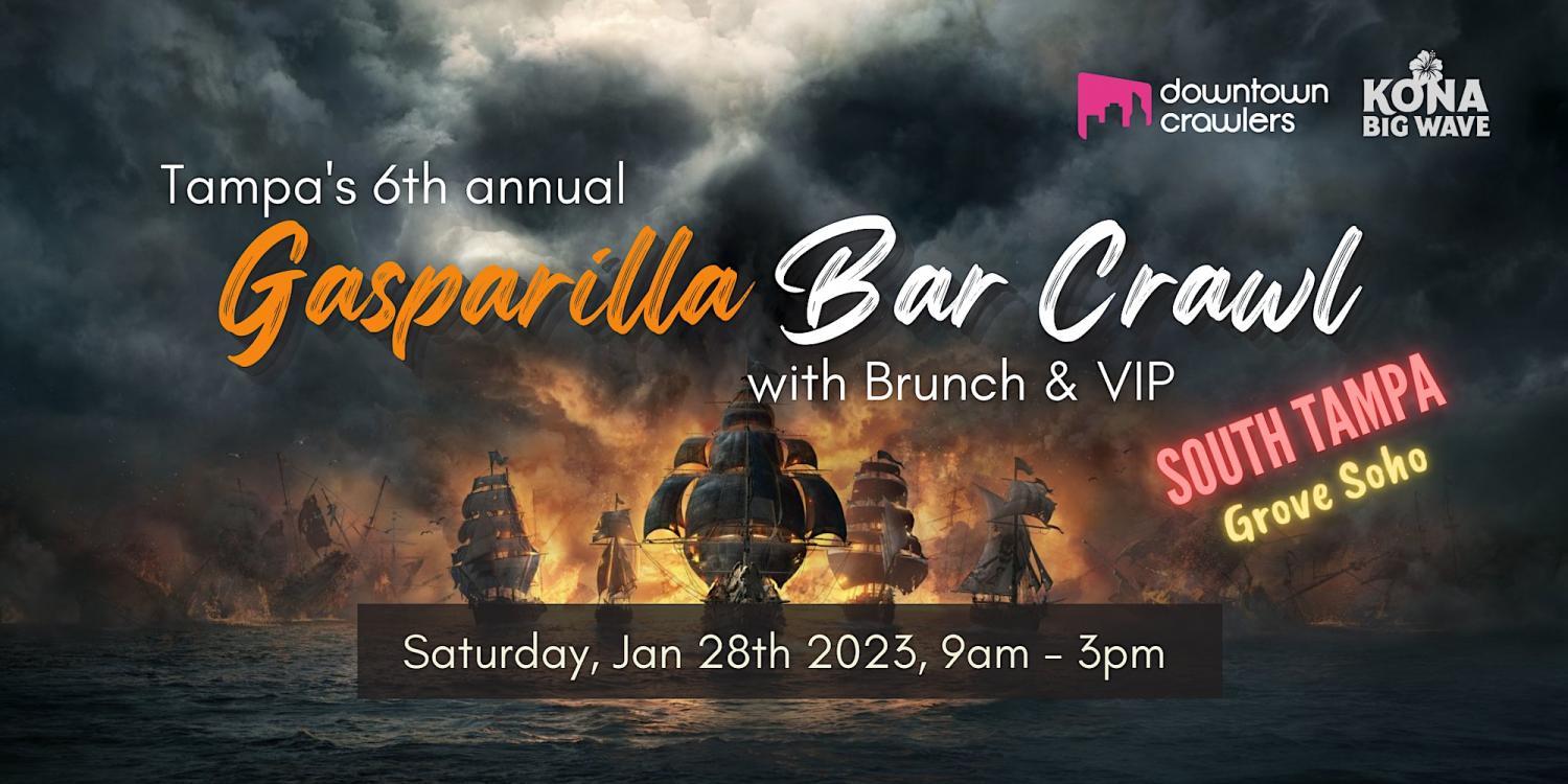 6th Annual Gasparilla Bar Crawl, Brunch & VIP - Tampa (Grove Soho)