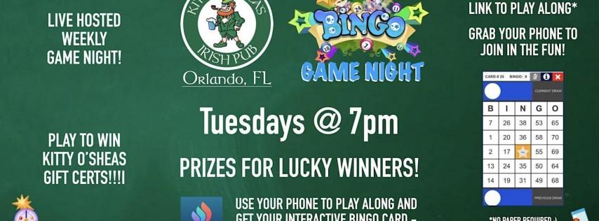 BINGO Game Night | Kitty O'Sheas Irish Pub - Orlando FL