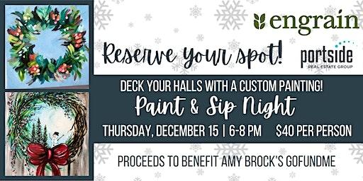 Paint & Sip Night - Winter Wreaths!