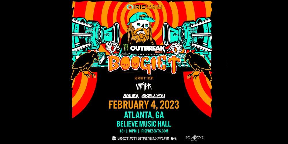 Iris Presents: Boogie T: Monster Energy Outbreak Tour @ BMH | Sat, Feb. 4th