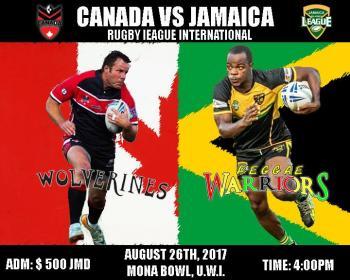 Canada VS Jamaica Rugby League International