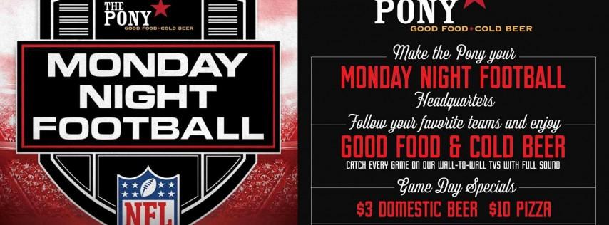 Monday Night Football at The Pony Inn