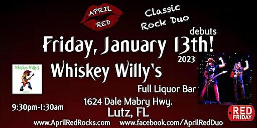 April Red debuts at Whiskey Willy's in Lutz!