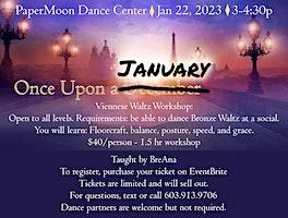 Once Upon a January - Viennese Waltz Workshop - PaperMoon