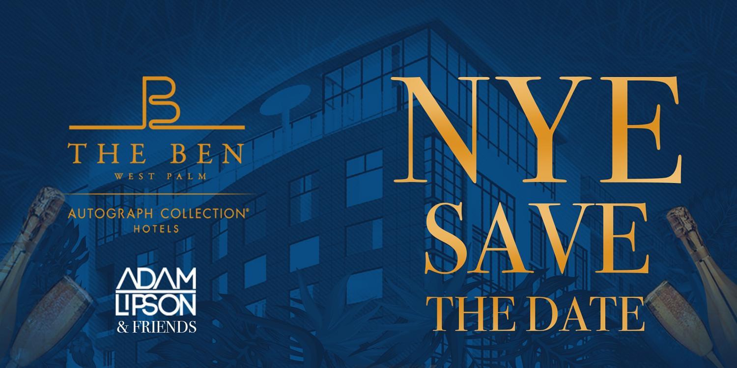 Ring in the New Year on the Rooftop of The Ben Hotel in Downtown West Palm